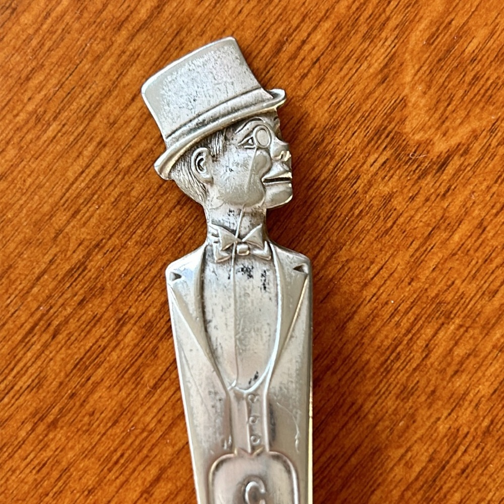 Charlie McCarthy vintage spoon and worlds fair 1939 fork - Picture 2 of 6